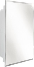 RV Medicine Cabinet 16" x 22" White Mirror Cabinet Made in USA