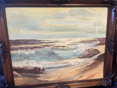 Calm Ocean Waves Painting By Jay Johnson SEE CONDITION