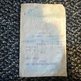 Lotto Nintendo NES originali 1985 1989 ricevuta manuale, 3 giochi Barbie Mario