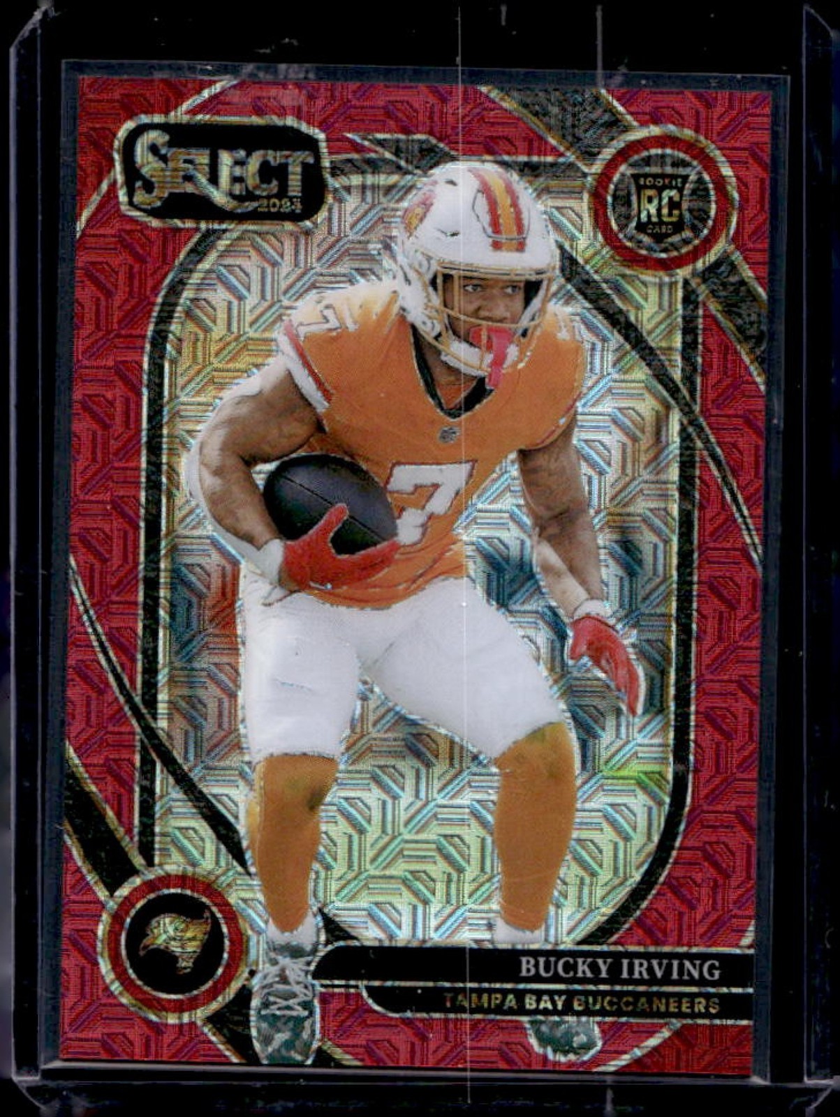 2024 Select Bucky Irving Club RC Red Prizm Rookie #49/49 Buccaneers