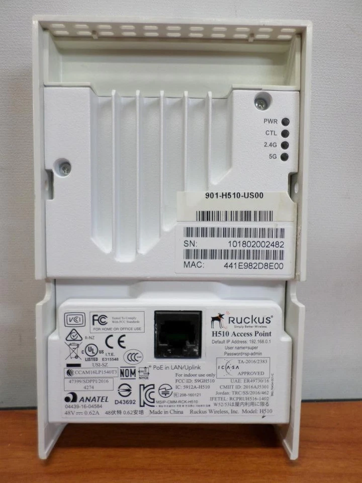 Ruckus H510 Wireless Access Point _ NO Mounting bracket (Lot of 10) - Image 2 of 4