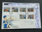 Isle Of Man 1994 Postman Pat Stamps FDC Signed By GERALDINE JAMES Ltd Ed 1/10