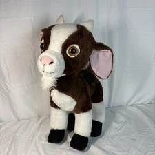 Classic Toy Company Goat Plush Brown , White And Black 