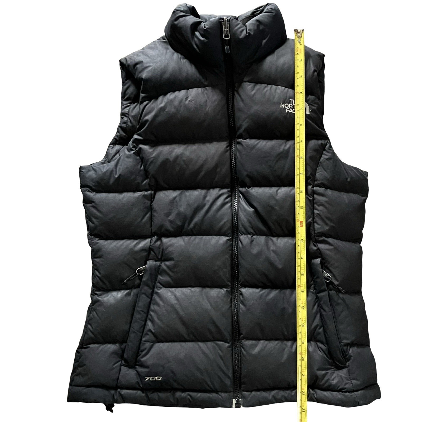 North Face 700 Vest Womens S Black Puffer Goose Down Fill Jacket Full Zip VTG thumbnail 18