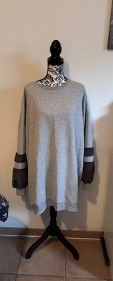 Pull&Bear weiches Sweatshirt mit Fell  Größe L grau