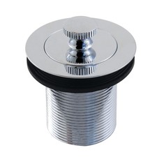Kingston Brass DLT20CP 11/2" Lift and Turn Tub Drain with 2" Body Thread, Pol...