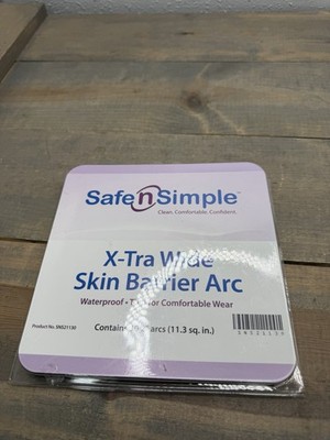 NEW Safe N Simple X-Tra Wide Skin Barrier Arc 30pcs 2'' Arcs SNS21130 READ!