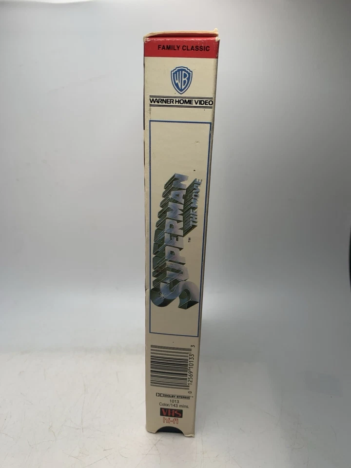 Superman The Movie (VHS, 1986) Christopher Reeve 1978 Family Action - Image 4 of 4