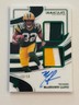 2024 Panini Immaculate Marshawn Lloyd On Card RPA 10/18 Packers AU MEM RC