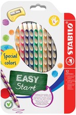 STABILO Dreikant-Buntstifte EASYcolors L 12er Etui für Linkshänder