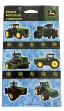 Vintage 2007 NEW Sealed John Deere Tractor Stickers American Greetings 2 Sheets