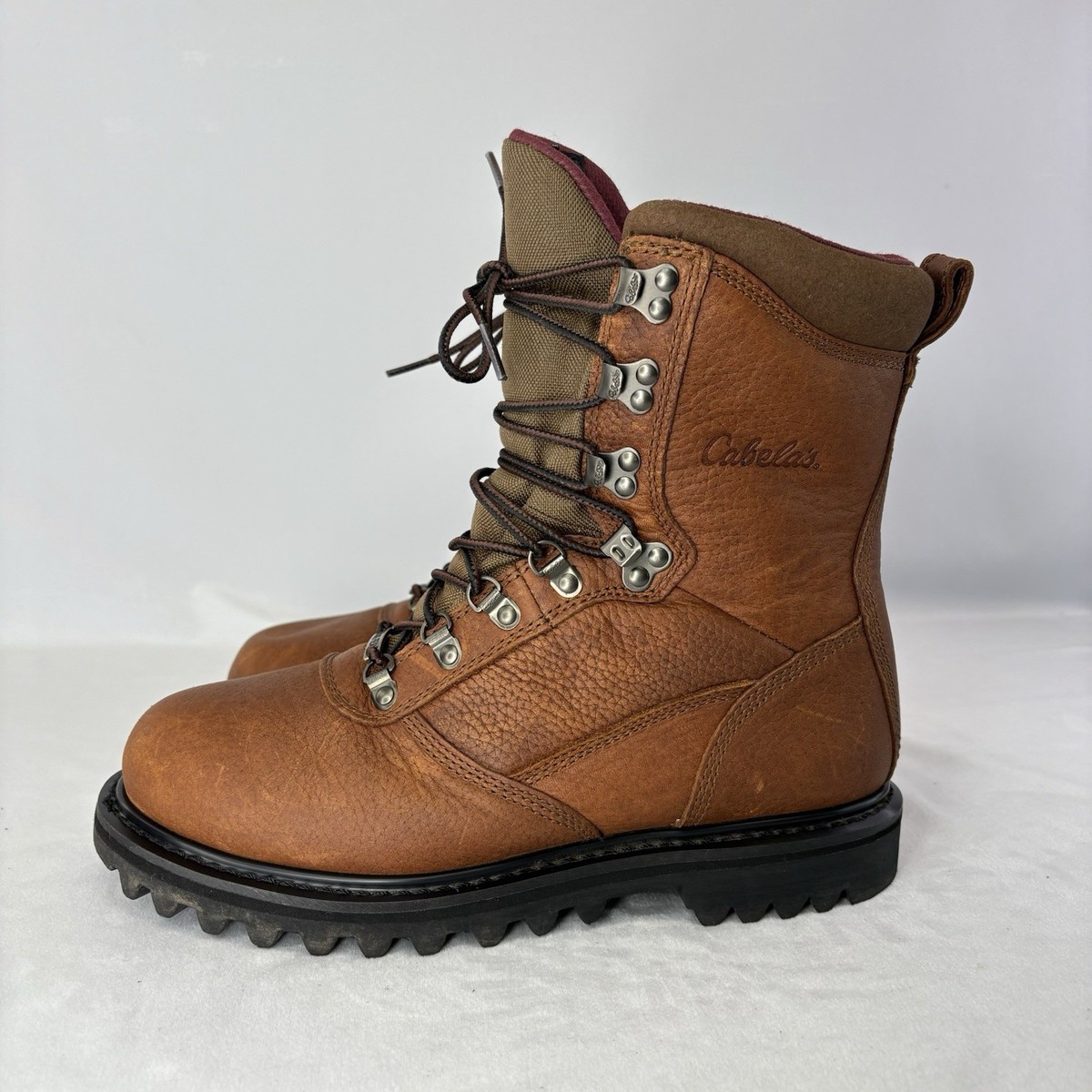 Cabelas Men 11.5 D Iron Ridge 800 Leather Goretex Insulated Hunting Boots
