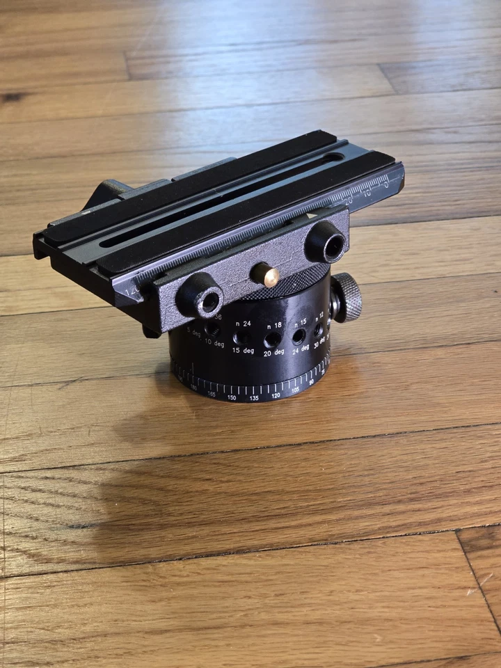 Manfrotto 300N Bogen 3414 Panoramic Indexing Rotator Head Nodal Rail Arca-Swiss  - Image 3 of 4