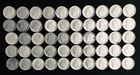 LOT #MM 701   ROLL of 50 - 90% SILVER ROOSEVELT DIMES  1964