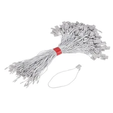 Hang Tag String Snap Lock Price Tag Fastener Ties grey 7 inch 1000pcs