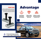 Torsion Bar Adjustment Bolt and Lock Nut Fit for Chevrolet Silverado Tahoe GMC S