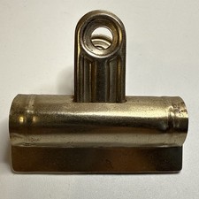 Vintage Metal Binder Clip 2.75” x 2.25” x 1”