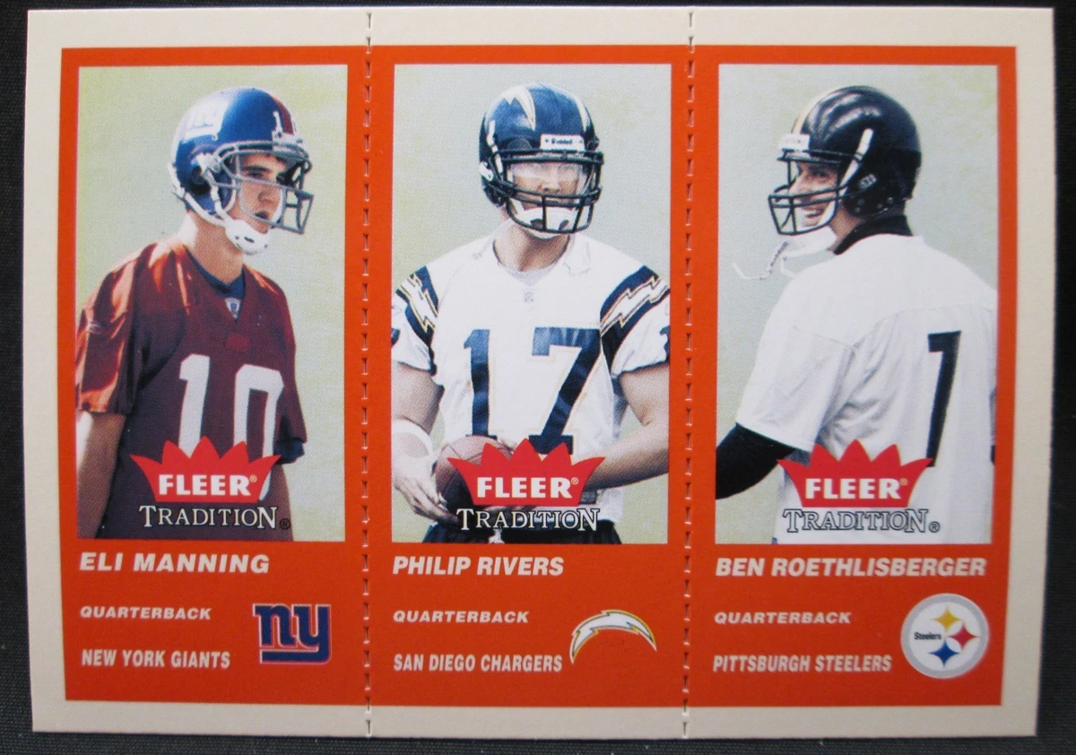 Fleer Ben Roethlisberger Football Rookie Sports Trading Cards 