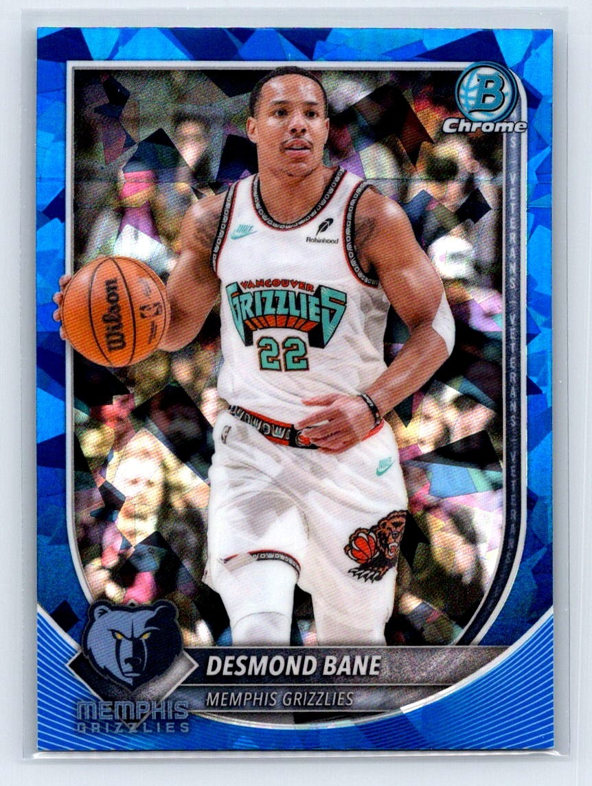 2025-26 Bowman Chrome Sapphire Desmond Bane Memphis Grizzles