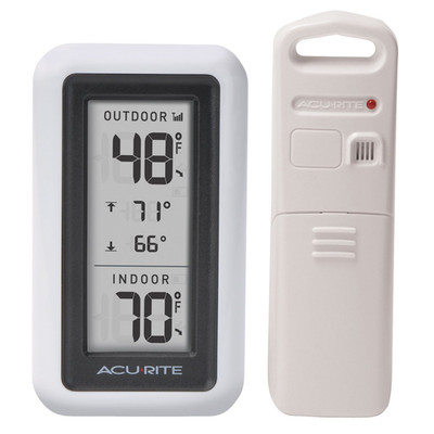 Acurite Digital Thermometer with Indoor, Outdoor Temperature and Daily High and