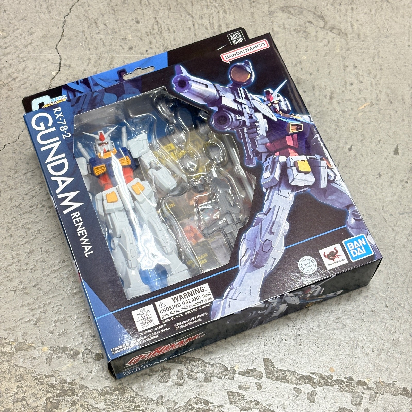 Figura de acción BAS67658: Bandai Gundam Universe RX-78-2 Gundam (renovación)