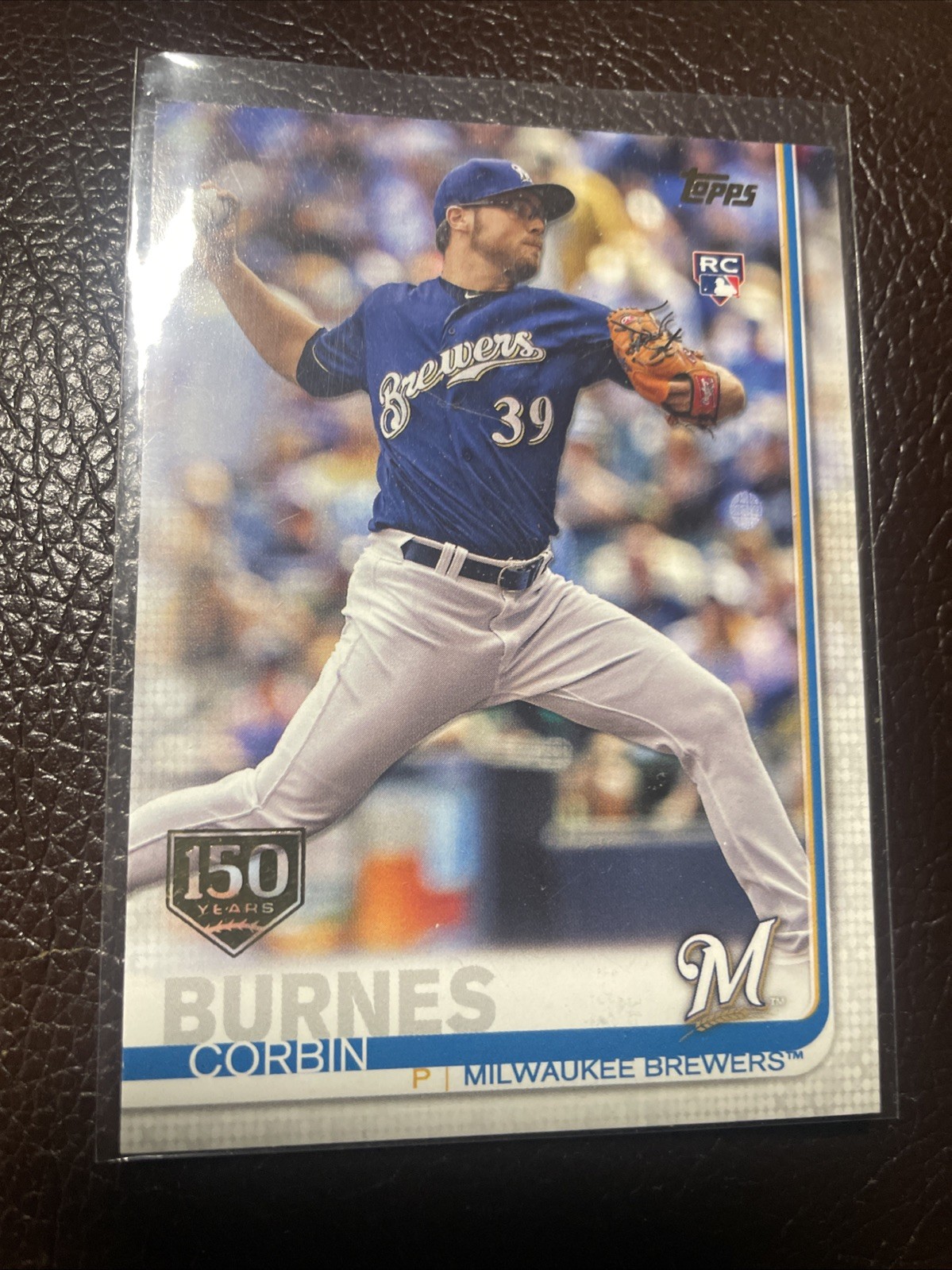2019 Topps - Corbin Burnes #94 150th Anniversary (RC)