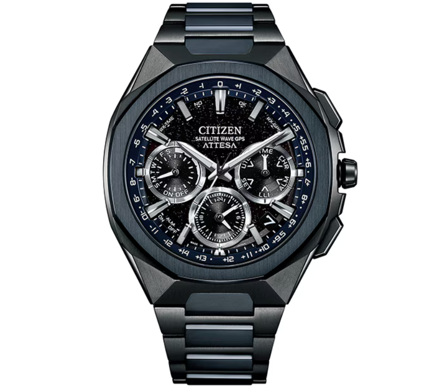 りょうシチズンATTESA Blue UniverseCollection Citizen Attesa Blue Universe Collection Eco-Drive solar radio GPS