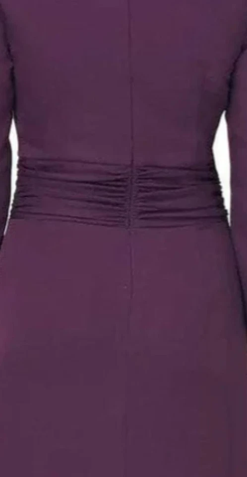 js collections Beautiful dress Color Plum Size 12,10,8,4 - Image 3 of 4