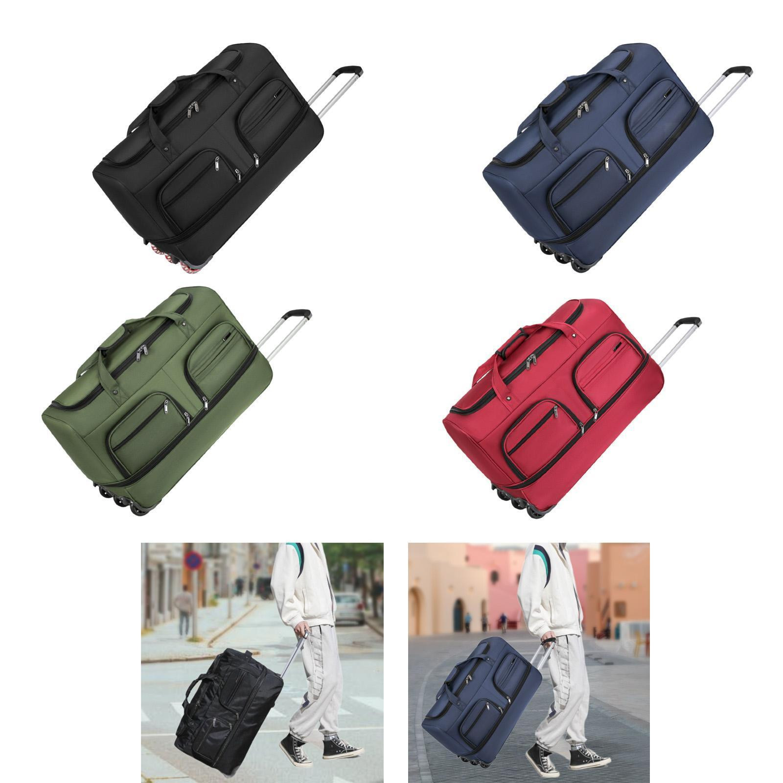 Luggage Bag with Wheels Easy to Use Duffle Bag for Fitness Outdoor Camping-image