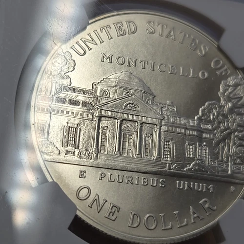 1993 Thomas Jefferson Commemorative Silver Dollar NGC MS 69 