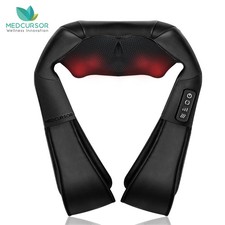 Shiatsu Neck and Shoulder Massager Heated Back Massager U Shape Deep Kneading