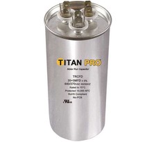 TITAN TRCFD6010 Run Capacitor 60 10 MFD 440/370-Volt Round