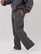 COMFRT Signature Straight Leg Sweatpants in Steel Grey Size XS