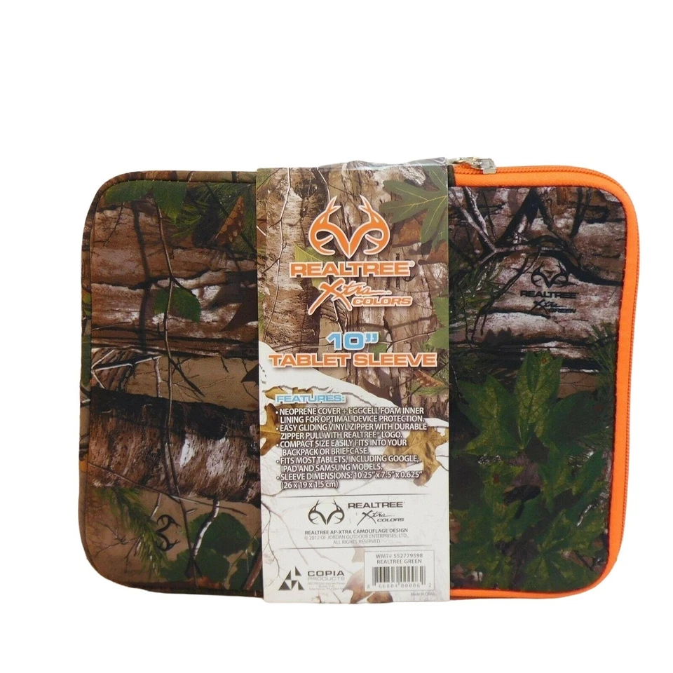 Realtree Xtra Colors 10” Tablet iPad Sleeve Cover - Camouflage - Image 2 of 4
