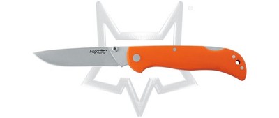 Fox Knives 500 Lockback 500 O 440C Stainless Steel Orange G10