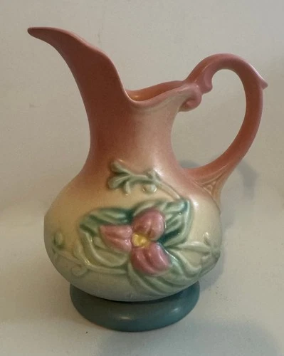 Vintage Hull Pottery "Wildflowers" Small Pitcher Ewer W-2- 5 1/2 Made in USA