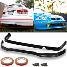 Fits 96-98 Honda Civic 2dr 4dr Jdm Polyurethane T-r Front Rear Bumper Lip Fits 96-98 Honda Civic 2dr 4dr Jdm Polyurethane T-r Front Rear Bumper Lip