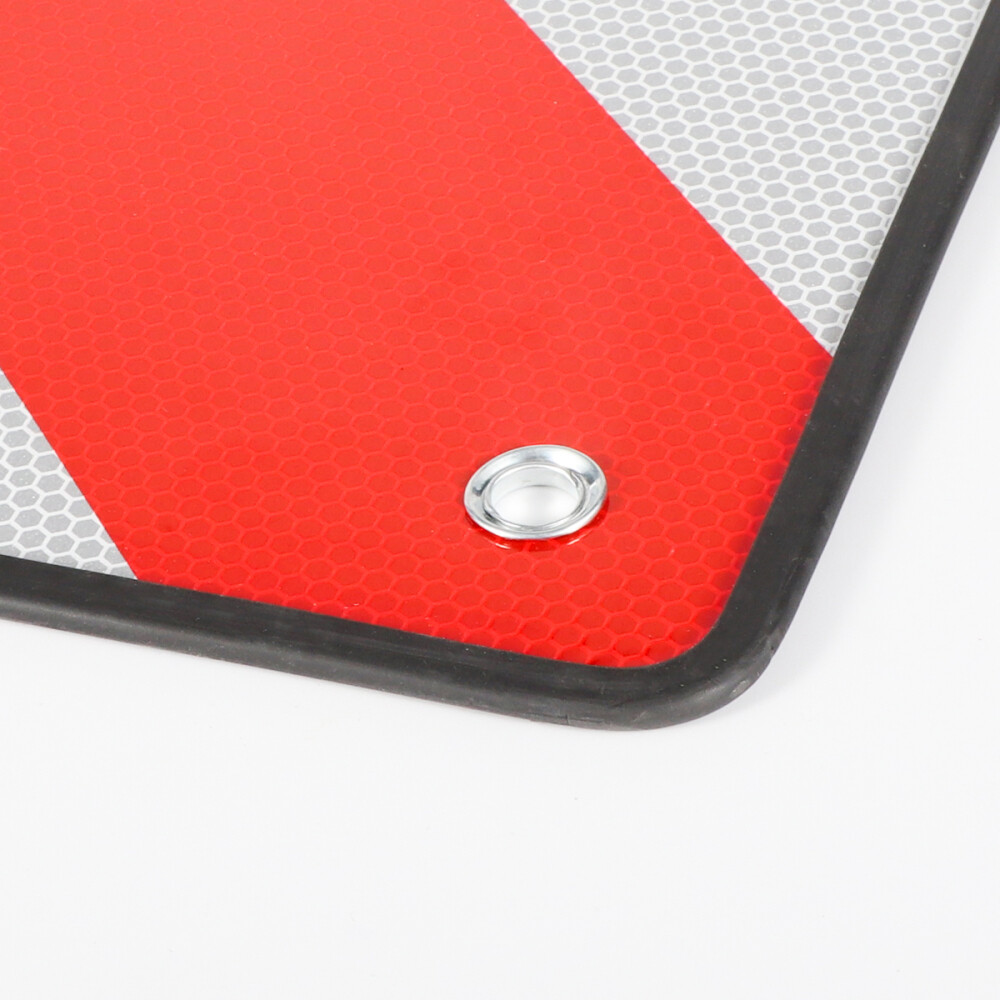 Warnschild Flexibel 50x50cm Einseitig - Für Europa Außer Italien & Spanien