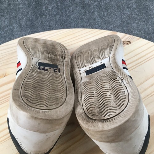 Tommy Hilfiger Shoes Mens 10 Thyme Sneakers Faux Leather Lace Up Casual Low Top - Picture 11 of 17