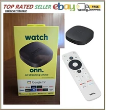 Onn. Google TV 4K Streaming Box (New, 2023), 4K UHD resolution，US Free shipping
