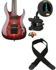 B.c. Rich Sza724etlb + Snark St-8 + Dunlop Pvp101 + Levy's M8poly-blk Value