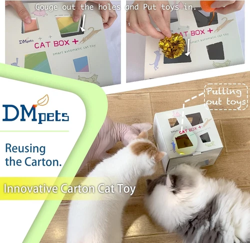 Smart cat electric toy, USB charging, upgraded mole cat interactive game. - Picture 6 of 9