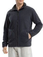 riemot Herren kuscheln Winter Warm Rei&szlig;verschluss Nachtw&auml;sche Pyjama-Oberteil