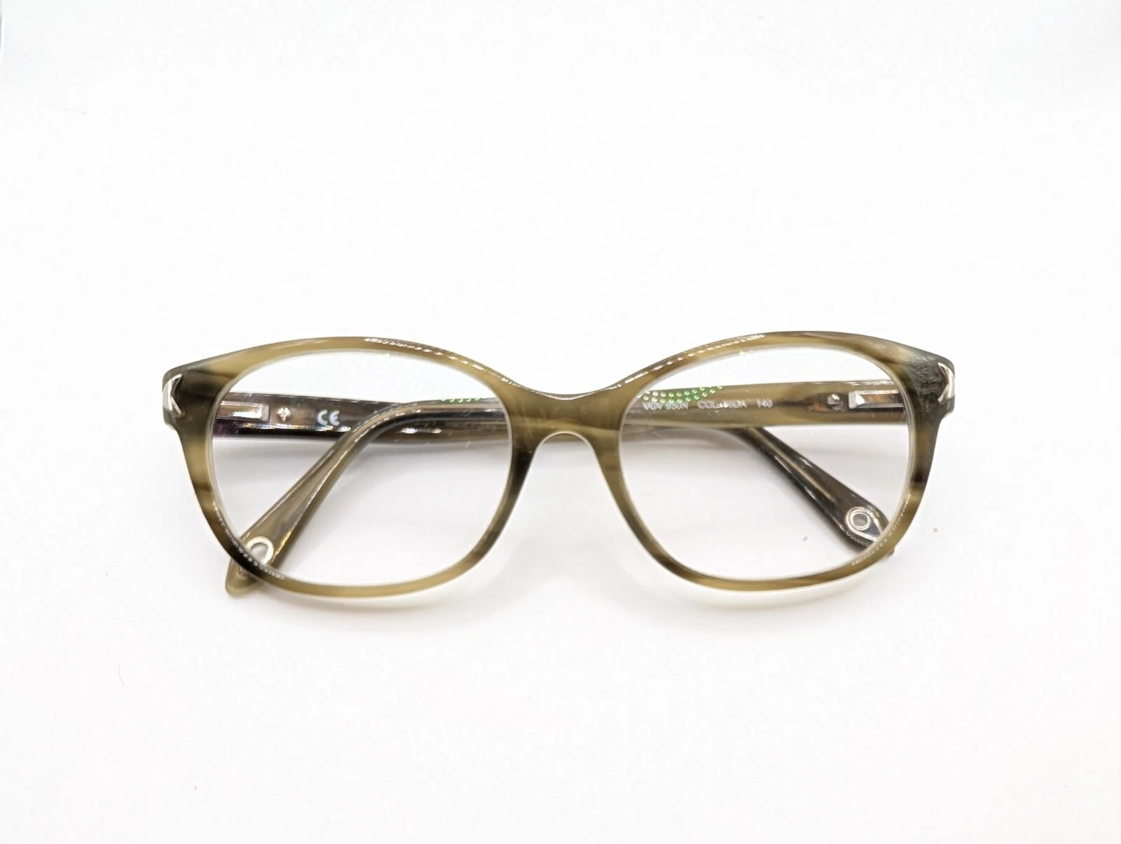 Givenchy Eyeglasses Frames Only, VGV 950N COL. 06DA, 52 17 140, Green, Italy