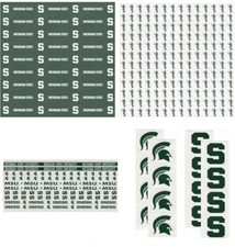 Michigan State Univ Spartans NCAA Scrapbook Kit Sticker Paper Tape U-CHOOSE