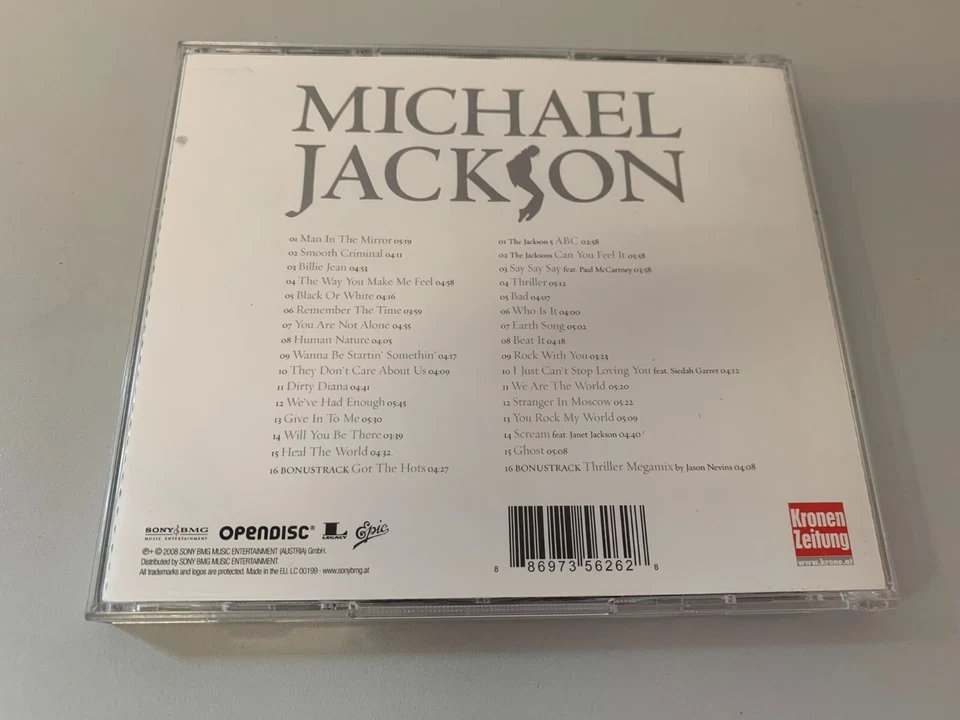 Michael Jackson – King Of Pop (The Austrian Limited Edition) - 2 CD´s © 2008 - Bild 2 von 2