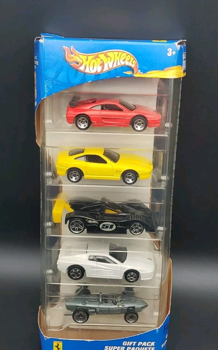 Hot Wheels Ferrari ギフトパック 5台セット Amazon.com: Hot Wheels Ferrari 5 Pack : Toys & Games