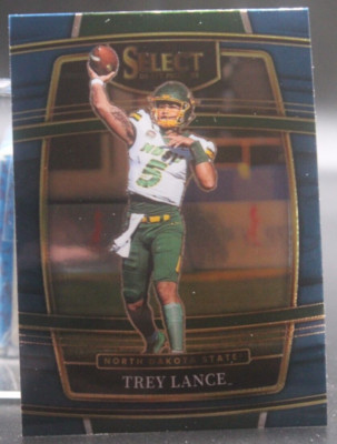 Trey Lance (North Dakota State) - 2022 Panini Select Draft Picks #40