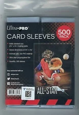 1 Pack of 500 Ultra Pro Soft Penny Poly Trading Sports Card Sleeves Holders