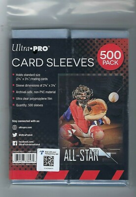 ultra pro sports card sleeves Platinum Series Protector for Standard Trading Cards These are typically used to provide extra lining inside rigid toploaders 2.5